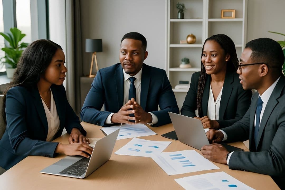 FINITAX professionals reviewing financial documents
